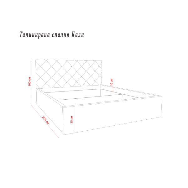 Тапицирано легло Кали - Azar.bg